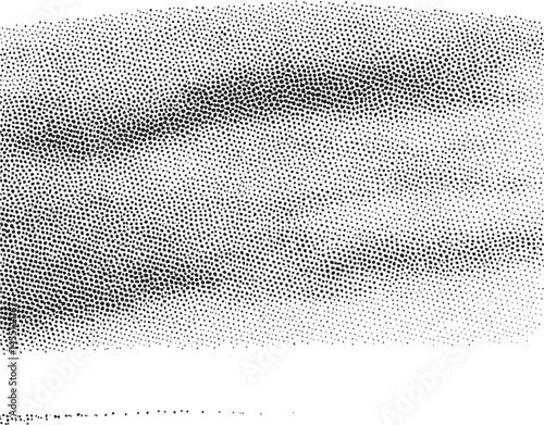 A dense textured of numerous small black dots creates an abstract visual representation.