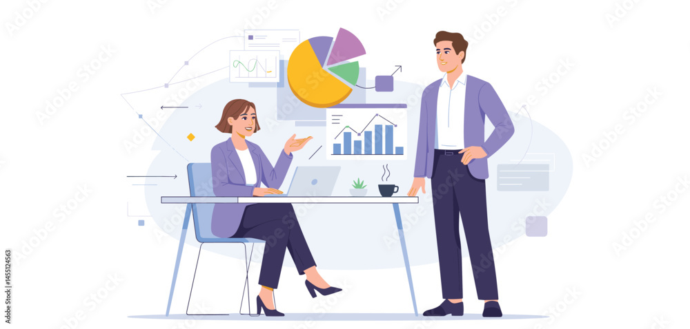 Concept of Teamwork and Cooperation in Business Among Diverse Professionals in a Modern Corporate Setting
Concept of Teamwork and Cooperation in Business Among Diverse Professionals in a Modern Corporate Setting