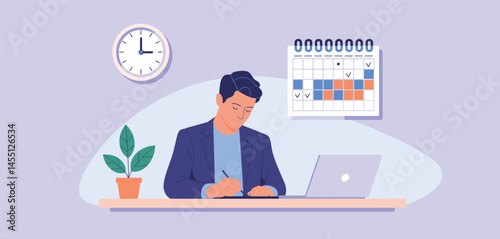 Organized Professional: Planning Schedule and Managing Tasks

