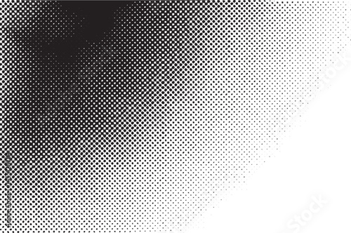 A dynamic gradient transitions from dark gray to bright white showcasing a dense of scattered dots.