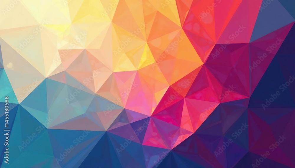 Fototapeta premium Abstract geometric shapes form intricate background , intricate, wallpaper