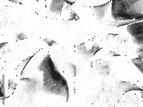 Abstract swirling of dark and light converge in a dynamic composition.