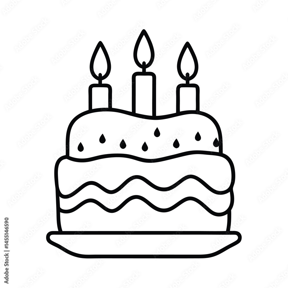 birthday cake vector illustration birthday cake vector illustration
