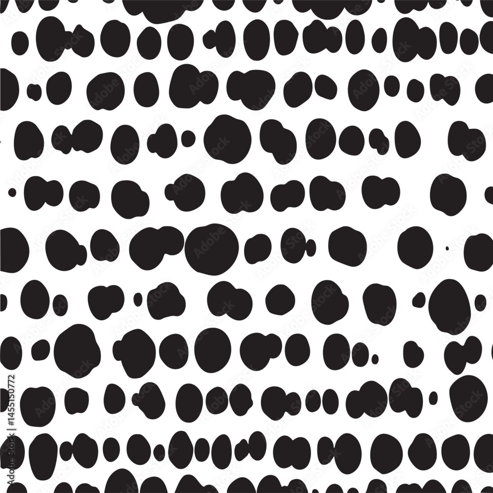 A repeating of overlapping black and white circles. A repeating of overlapping black and white circles.