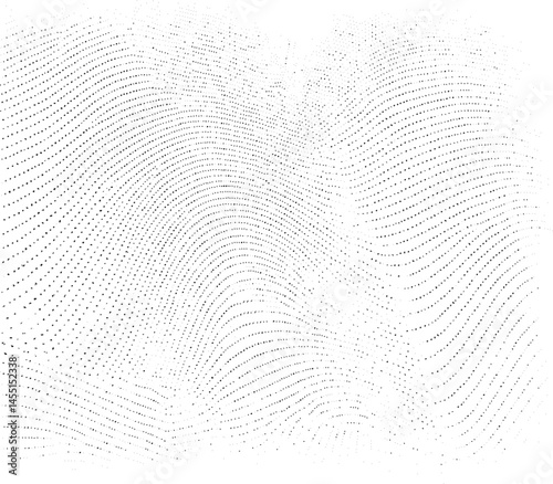 A dynamic abstract wave of interconnected dots dominates the scene.