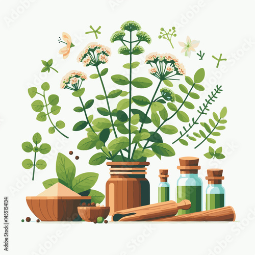 herb, leaf, organic, oregano, herbal, marjoram, plant, spice, green, ingredient, fresh, branch, aroma, background, raw, isolated, healthy, nature, closeup, condiment, freshness, seasoning, natural, ar