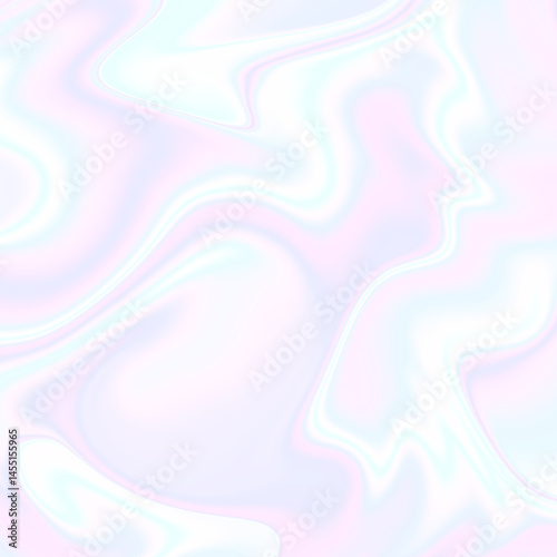 Pastel Holographic Swirl Background  
