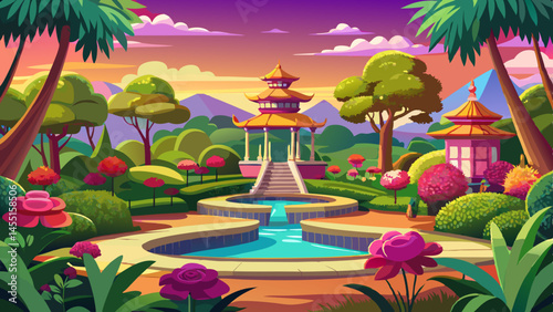 Magnificent landscape - Bahay gardens Very beautiful