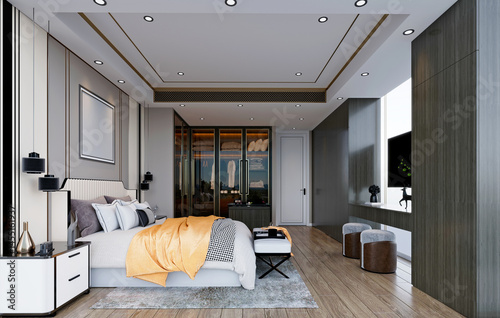 Step Into Luxury: Hyper-Realistic 3D Hotel Bedroom Visualization