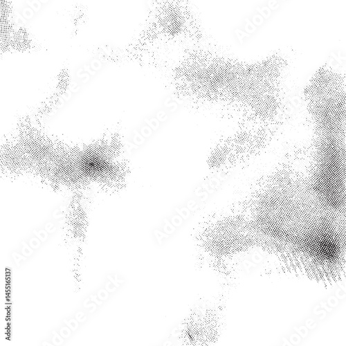 A textured speckled of gray tones dominates the .