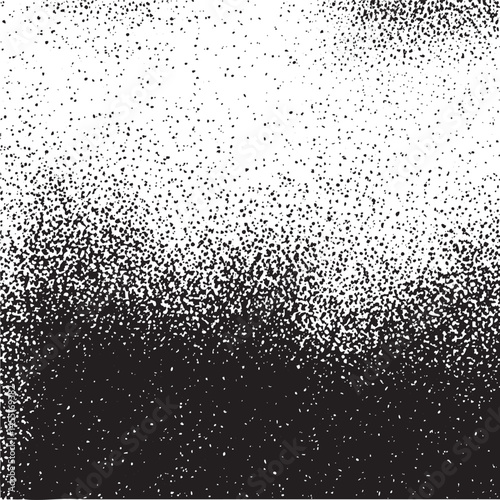 A dynamic gradient transitions from dark gray to white creating a textured and speckled effect.