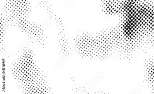 A blurred monochrome abstract of scattered dots forms a gentle shifting shape.