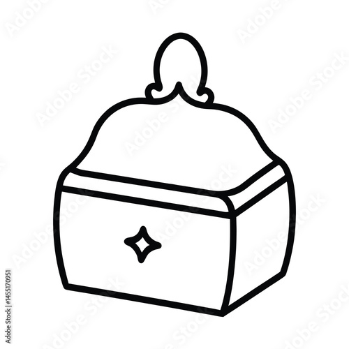 vector illustration of a silver tray