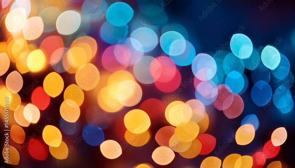 Fototapeta premium colorful defocused bokeh lights background