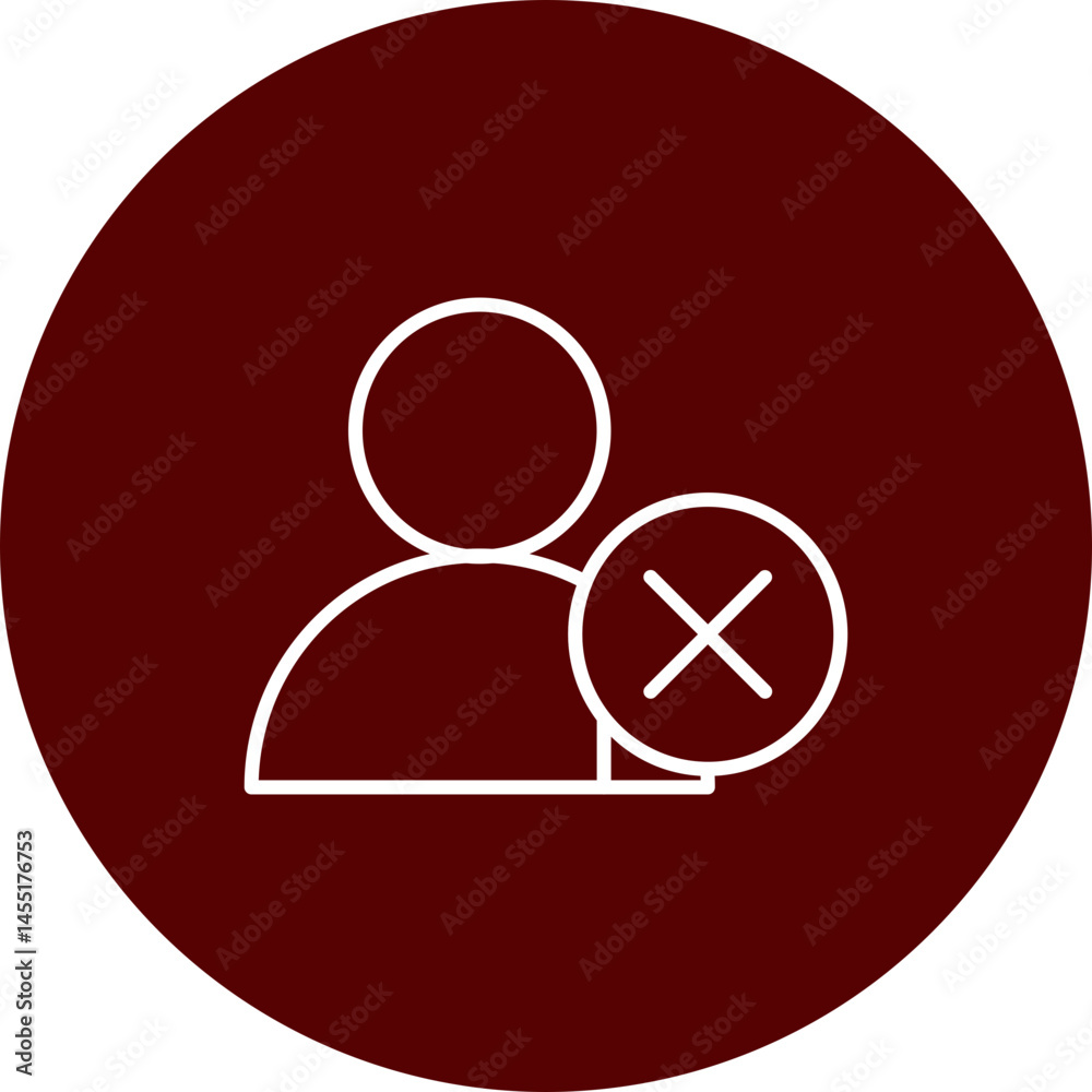 Strike Vector Line Brown Circle Icon Design Strike Vector Line Brown Circle Icon Design