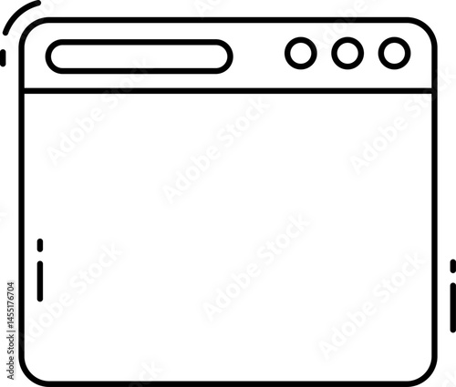 browser illustration on a white background    