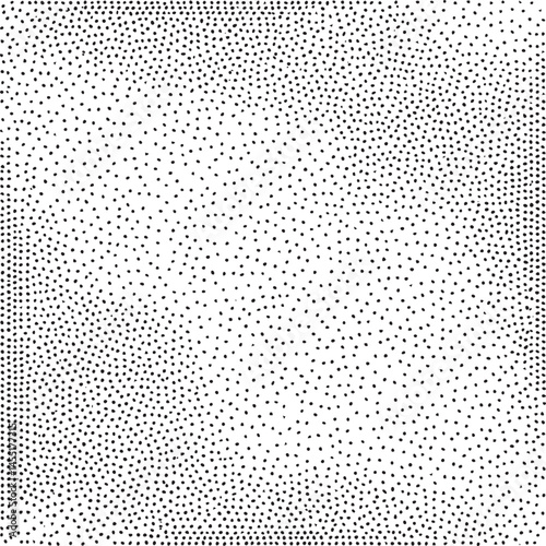A seamless gradient transitions from dark gray to light gray composed of numerous small dots.