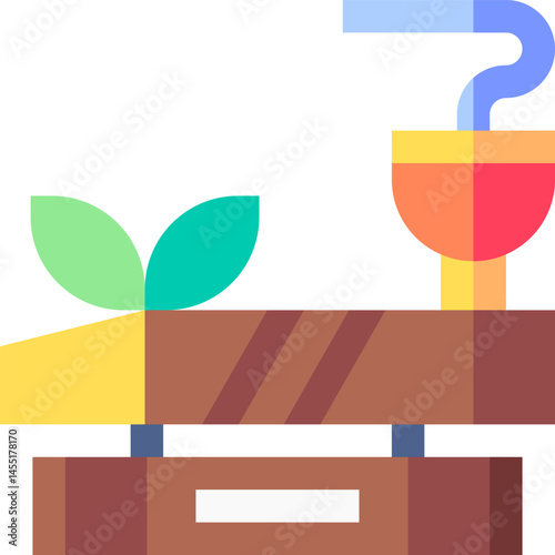 calumet illustration on a white background     