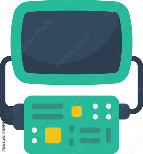 circuits illustration on a white background     