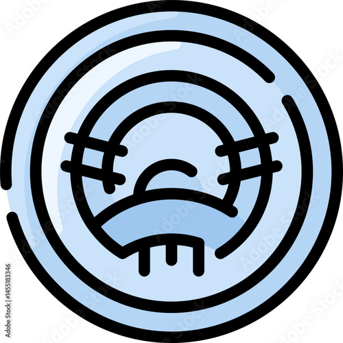 coin illustration on a white background     
