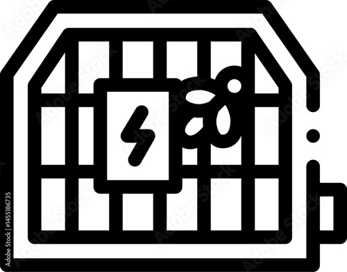 electric zapper illustration on a white background     