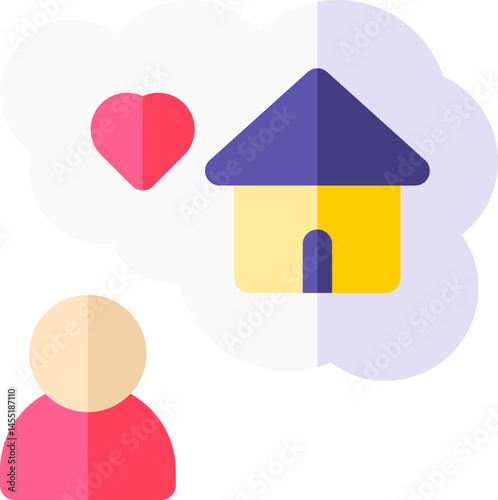 expectation illustration on a white background    