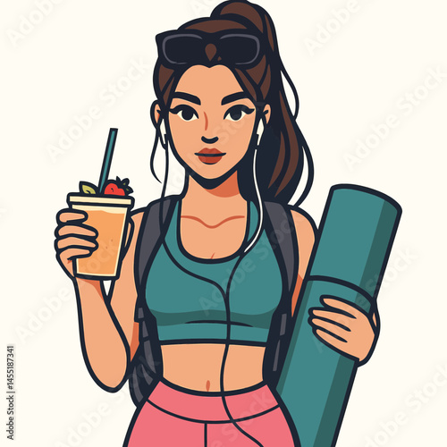 Set of 26 sporty-glam teacher in trendy athletic wear