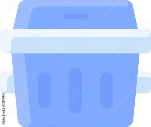 ice box illustration on a white background     