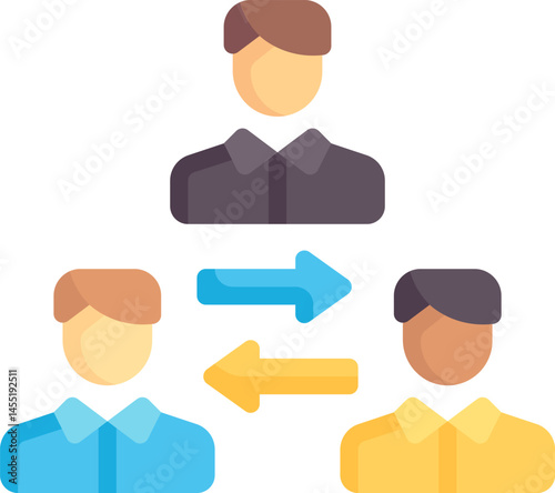 intermediary illustration on a white background     