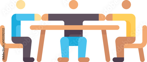 intermediary illustration on a white background     