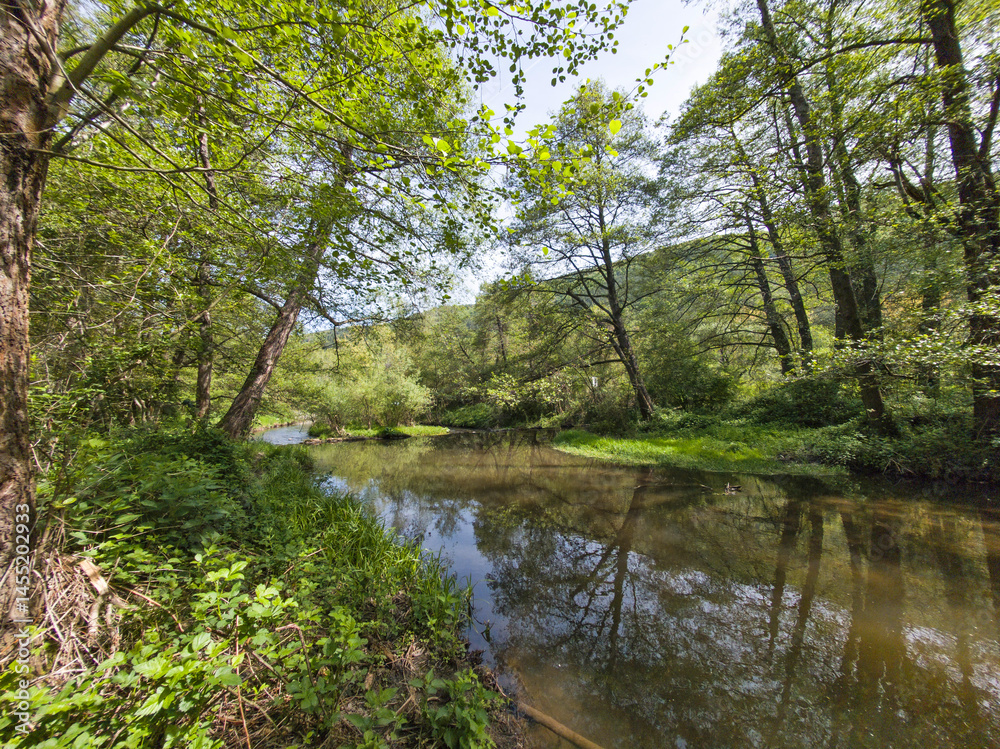 Iskar river near Pancharevo lake, Bulgaria