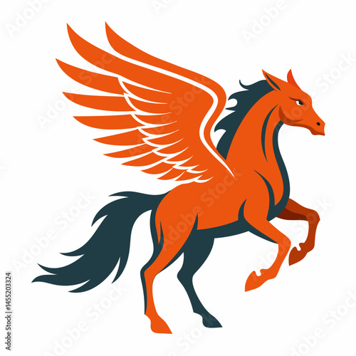 Winged Horse Icon Pegasus