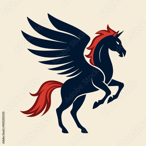 Winged Horse Icon Pegasus