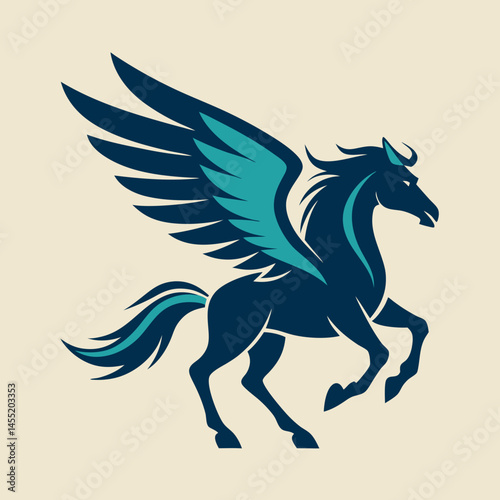 Winged Horse Icon Pegasus