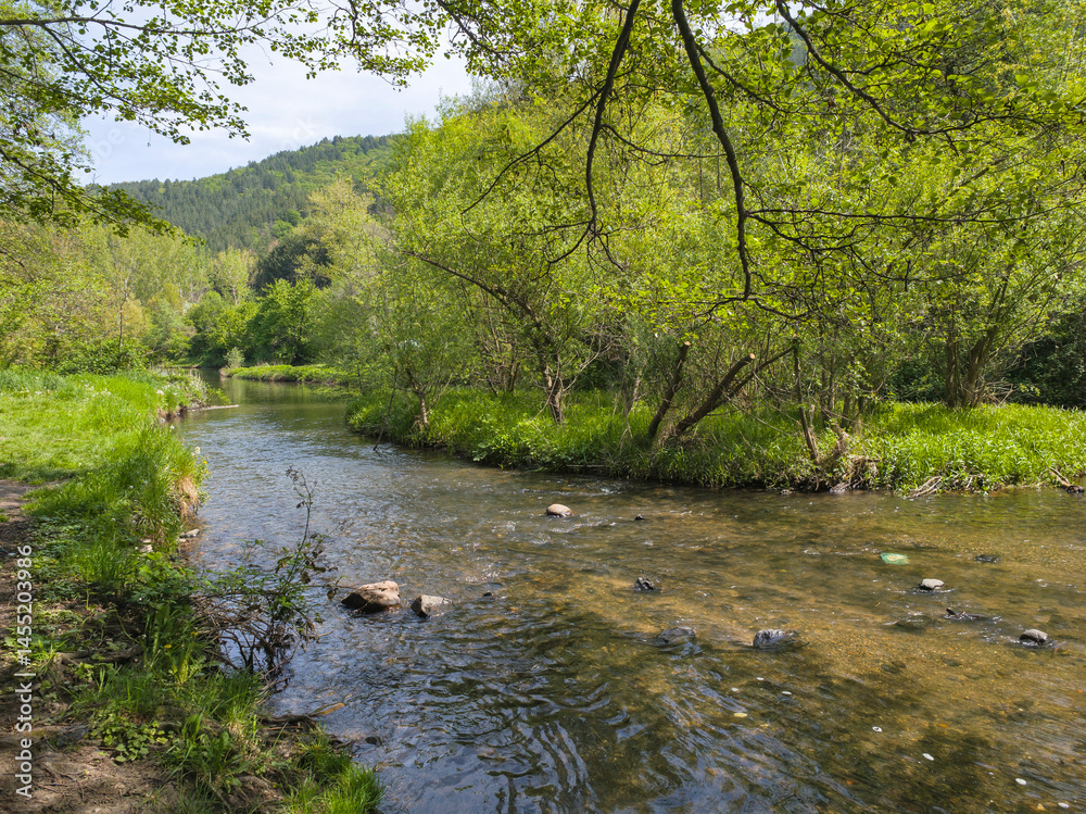 Iskar river near Pancharevo lake, Bulgaria