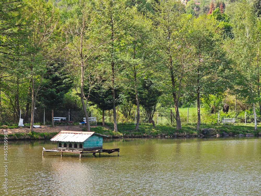 Iskar river near Pancharevo lake, Bulgaria