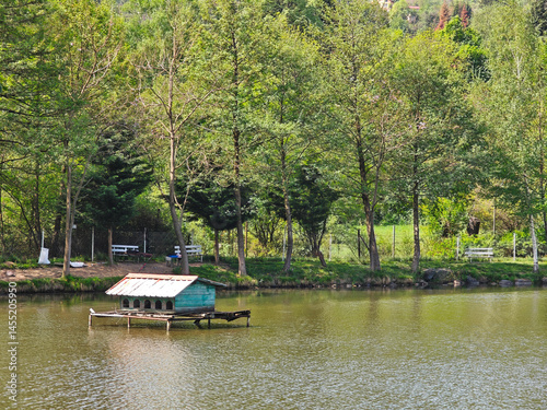 Obraz na płótnie Iskar river near Pancharevo lake, Bulgaria w salonie