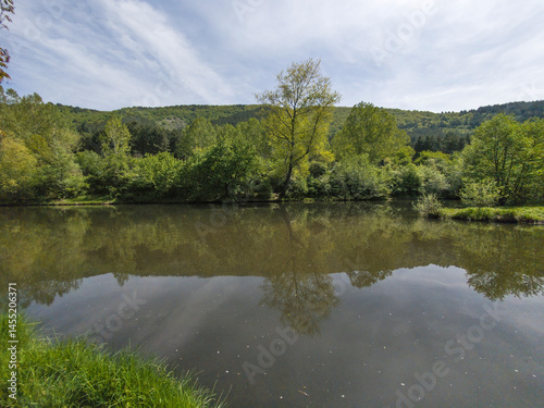 Obraz na płótnie Iskar river near Pancharevo lake, Bulgaria w salonie