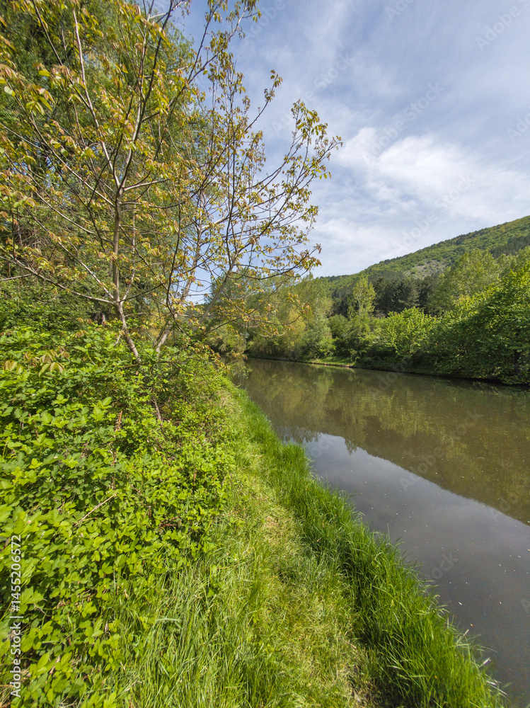 Iskar river near Pancharevo lake, Bulgaria