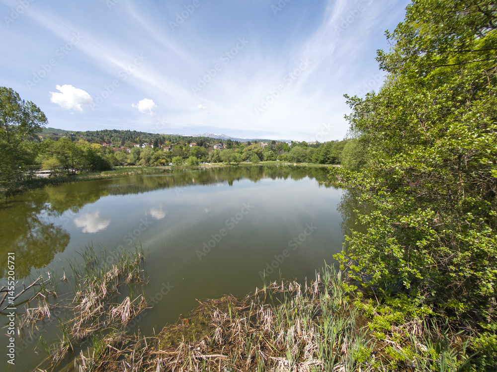 Iskar river near Pancharevo lake, Bulgaria