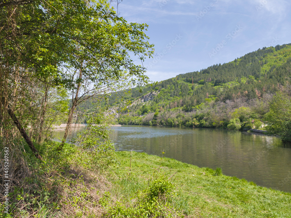 Iskar river near Pancharevo lake, Bulgaria