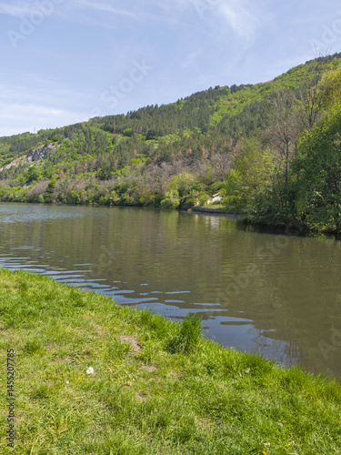 Obraz na płótnie Iskar river near Pancharevo lake, Bulgaria w salonie