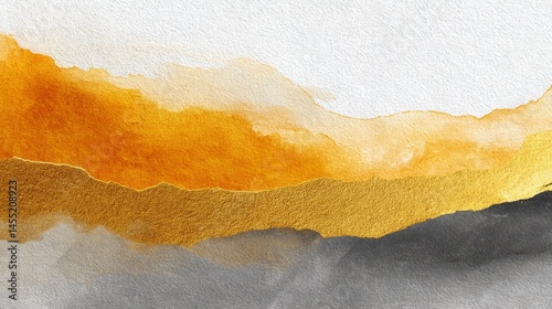 Luxurious gold watercolor textured background