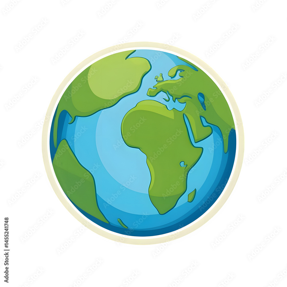 Fototapeta premium Planet Earth Globe PNG Clipart