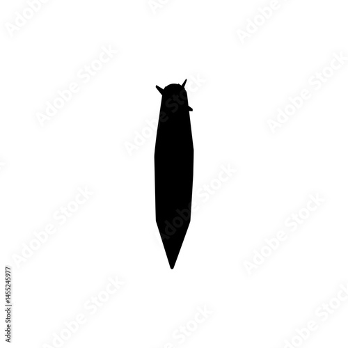 Atomic Bomb Silhouette, can use for Art Illustration, Icon, Symbol, Pictogram, News Illustration, or Graphic Design Element. Vector Illustration