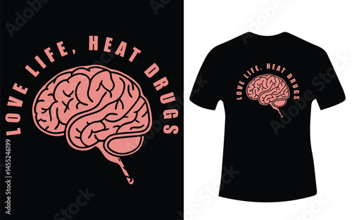 anti drugs day t shirt design