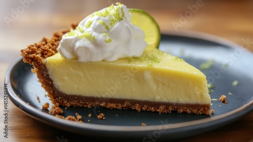 Lemon pie slice
