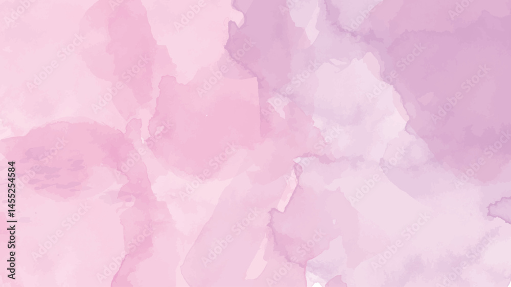 Fototapeta premium Adobe Watercolor Illustrator Artwork Pink Purple Background