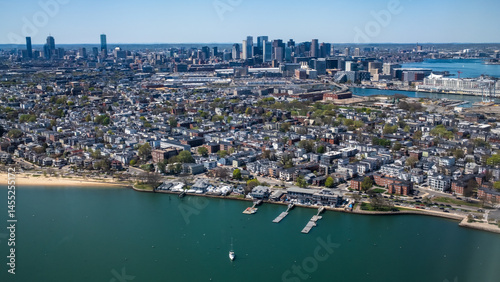 Boston and South Boston as viewed from the air