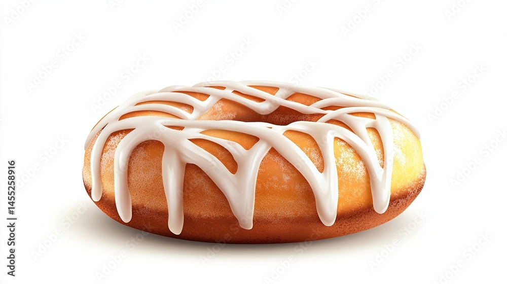 Delicious glazed donut Delicious glazed donut